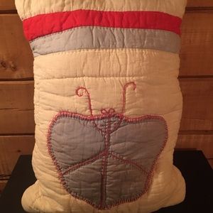 Vintage quilt pillow.